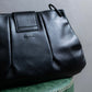 "GUCCI" Horizontal shape metal fittings design leather one shoulder bag