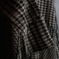 "FENDI" Houndstooth & zigzag pattern turtleneck tunic pullover