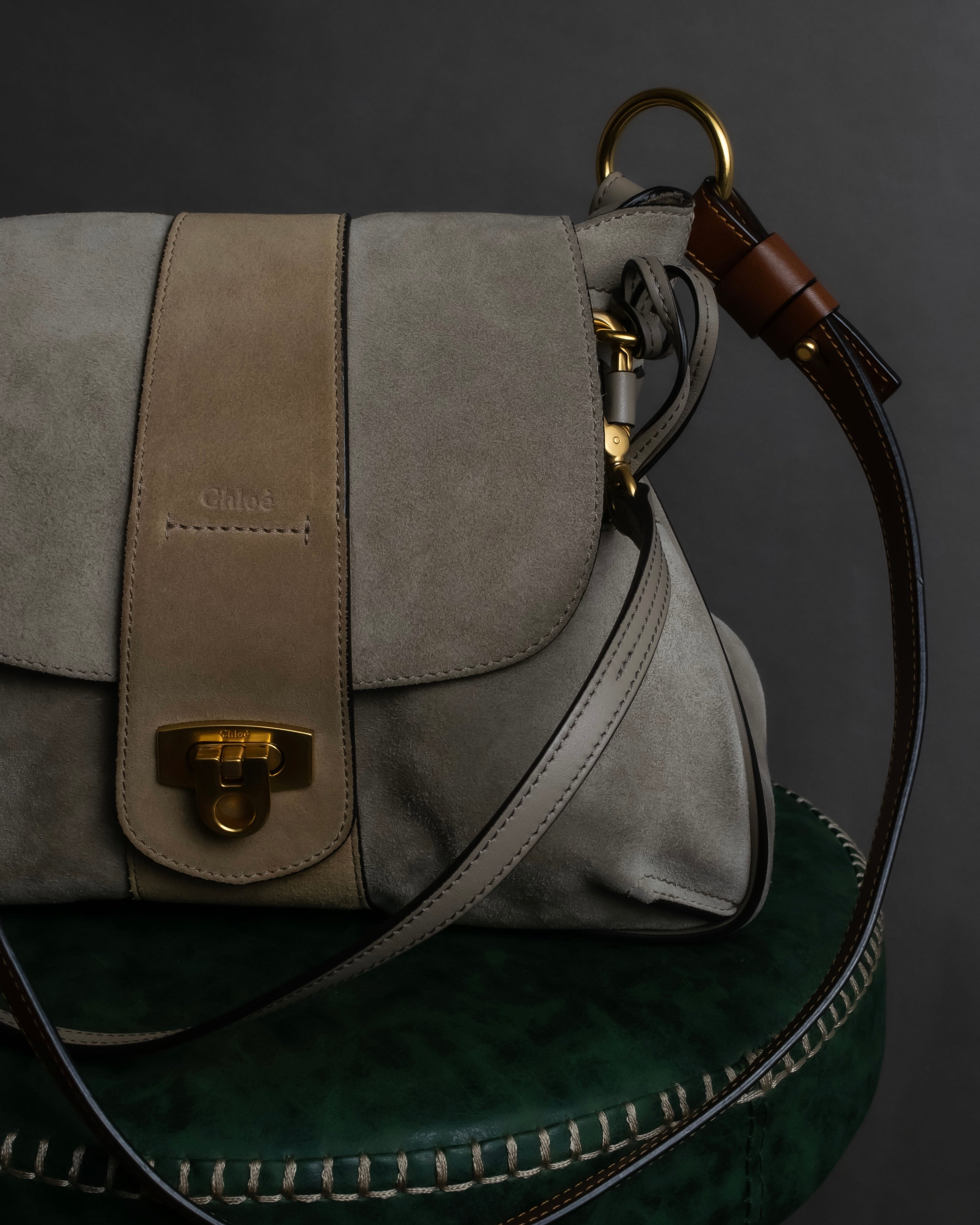 "Chloe" LEXA series 2way leather shoulder bag