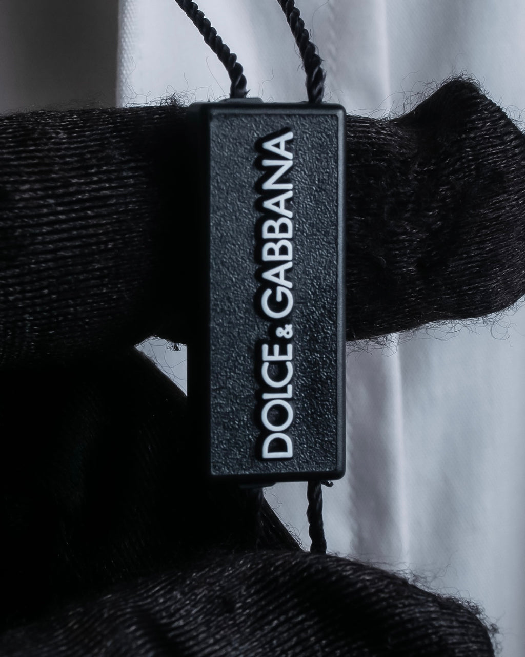 "DOLCE & GABBANA" Cuff logo engraved oversized shirt