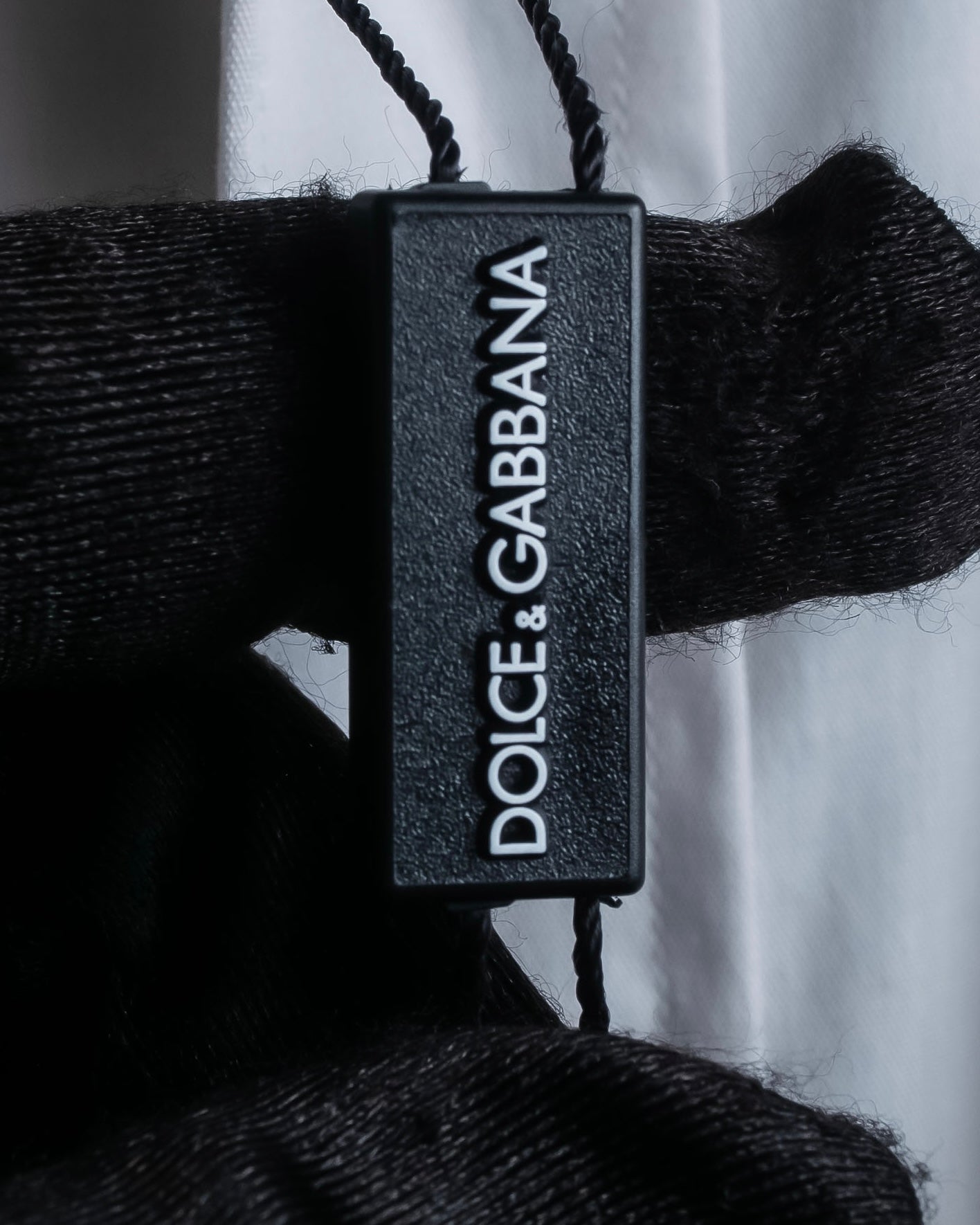 "DOLCE & GABBANA" Cuff logo engraved oversized shirt