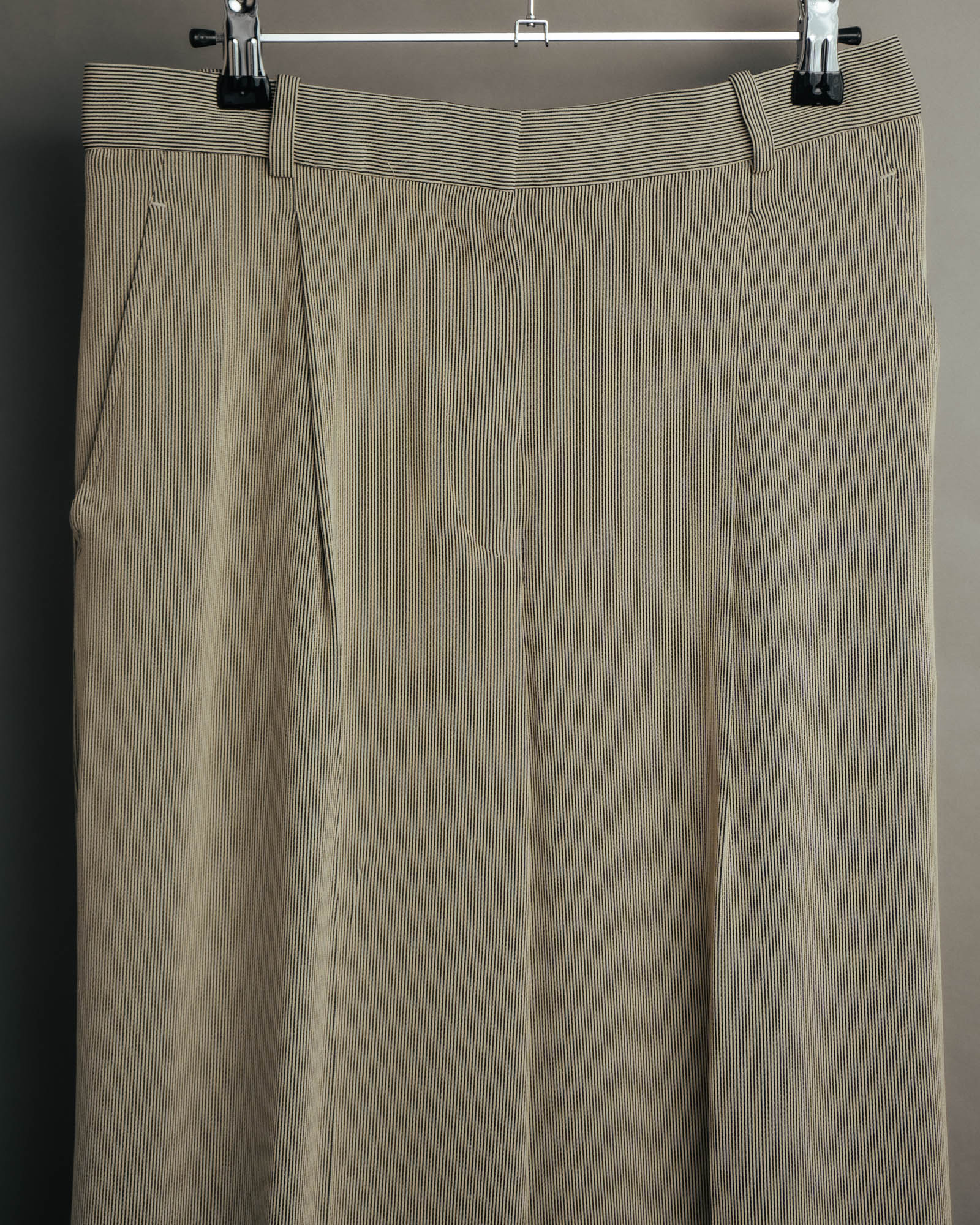 -SPECIAL- “HERMÈS“ Late 90’s-2010’s Fluid striped wide trousers