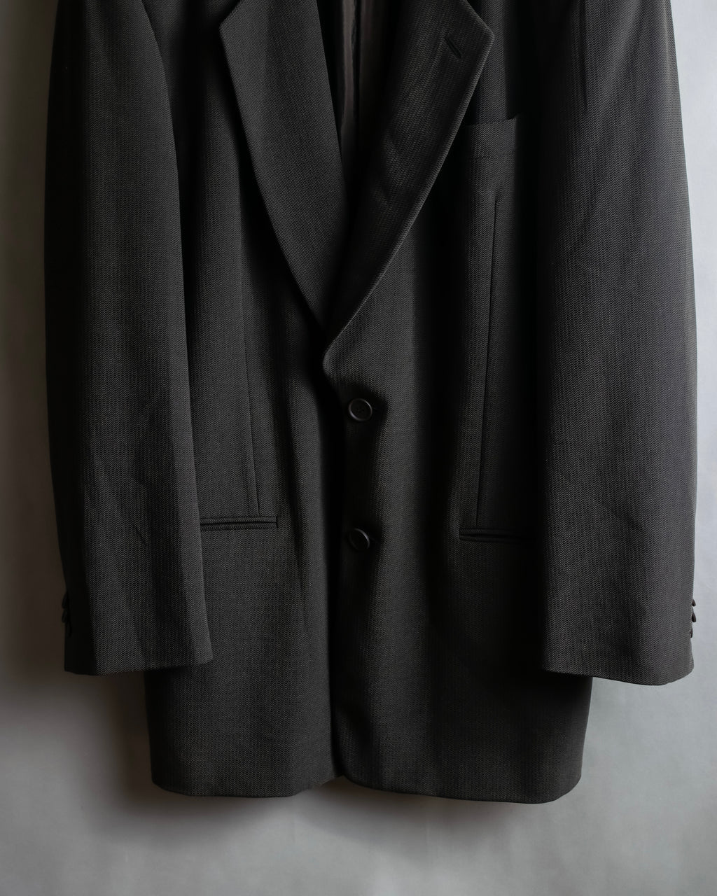 "GIORGIO ARMANI" 90's Oversized brown tailored jacket