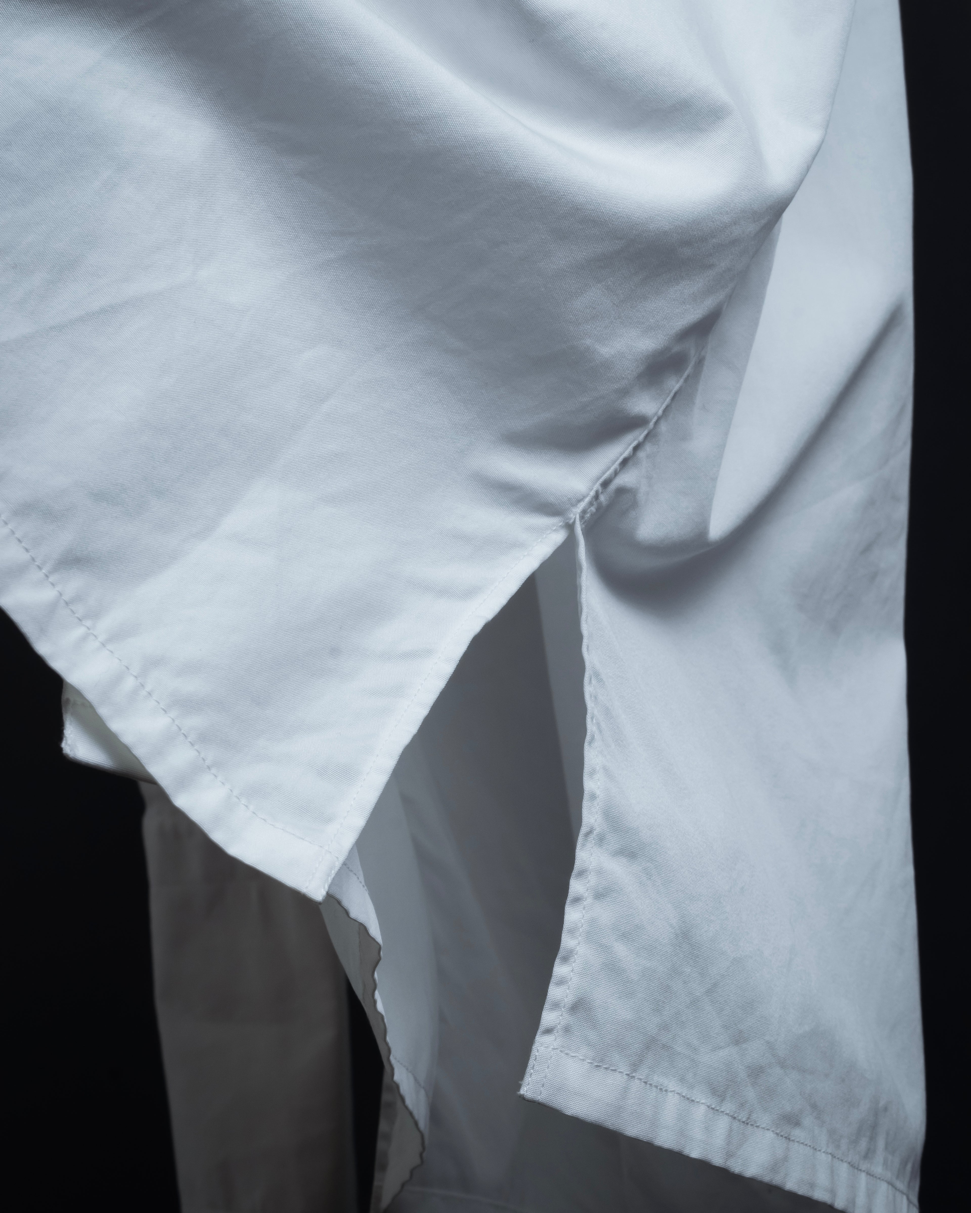 "MAISON MARGIELA" 20AW Long cuff design cotton white shirt