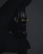 -SPECIAL- "VALENTINO GARAVANI" 90’s-00’s V corner hardware leather top handle bag