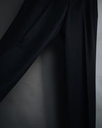 "GUCCI" 90’s-00’s Cashmere blend minimalist three button suit set