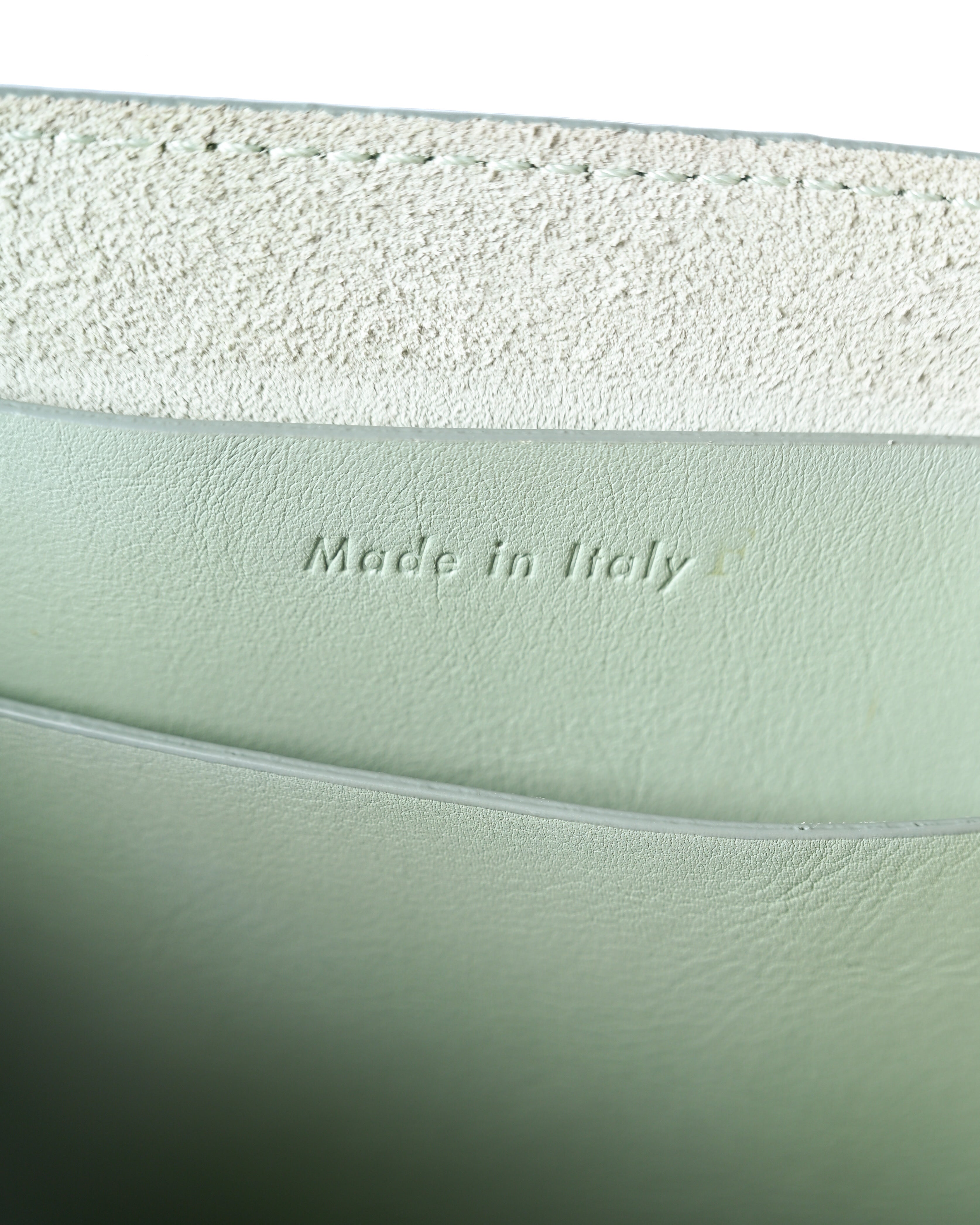 CÉLINE by Phoebe Philo/ “Big Bag Bucket” One Shoulder Bag Pale Green