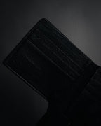 "GUCCI" 10’s-20’s Bee motif bi-fold leather wallet