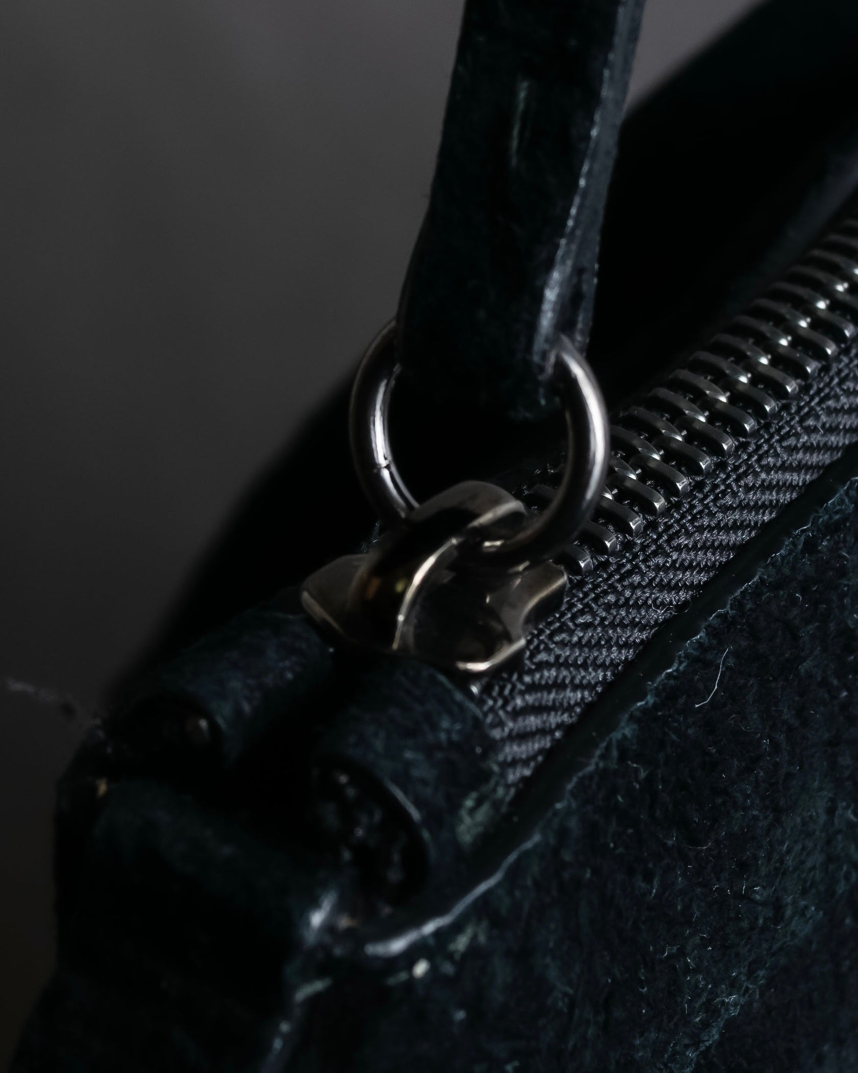 "MAISON MARGIELA" 5AC Harako leather corduroy combination 2way bag