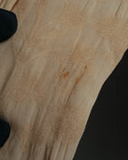 "FENDI" 80's-90's Draped rayon jacquard shirt