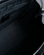 "CELINE" Horizontal form suede one-handle bag