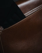 "Salvatore Ferragamo" 90’s structured top-handle leather bag