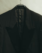 -SPECIAL- “Christian Dior MONSIEUR” 80’s-90’s satin peak-lapel tuxedo jacket