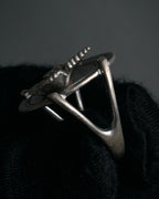 “Christian Dior” 2000’s Butterfly motif sculptural ring
