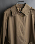 "Burberrys" Water-repellent cotton soutien colour trench coat