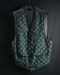 "COMME des GARÇONS HOMME"
Early 90s polka-dot rayon tailored vest