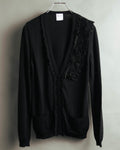 "RED VALENTINO" 10's Feminine merino wool knit cardigan