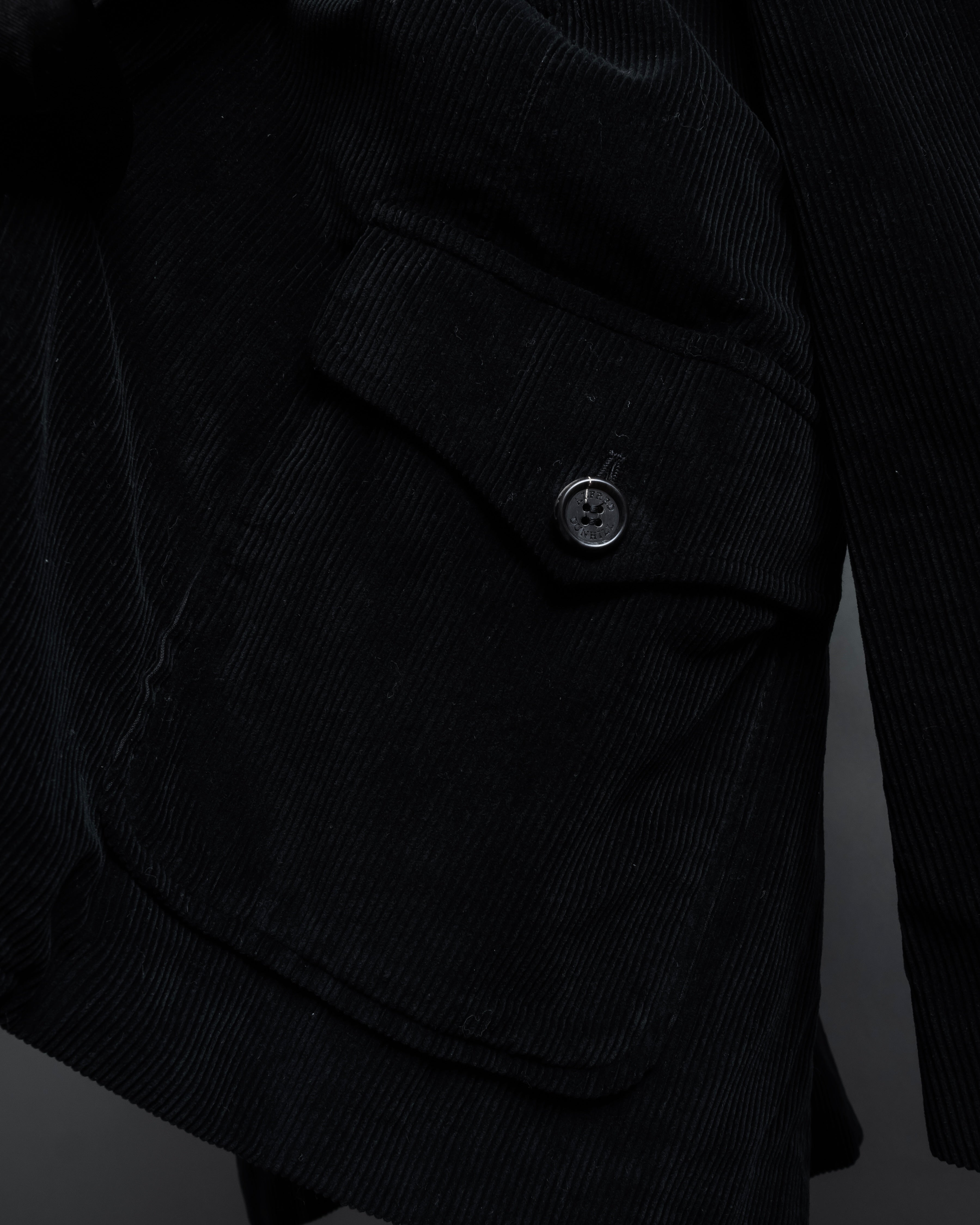 "dunhill" Classically tailored corduroy jacket