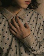 “COMME des GARÇONS HOMME DEUX” 17AW Polka dot stripe shirt