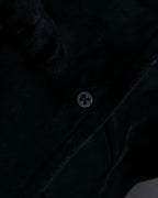 "GUCCI" Stitch design suede tailored jacket