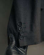-MOOD Vintage Collections-
90’s Pinstripe wool tailored jacket
by Yves Saint Laurent pour homme
