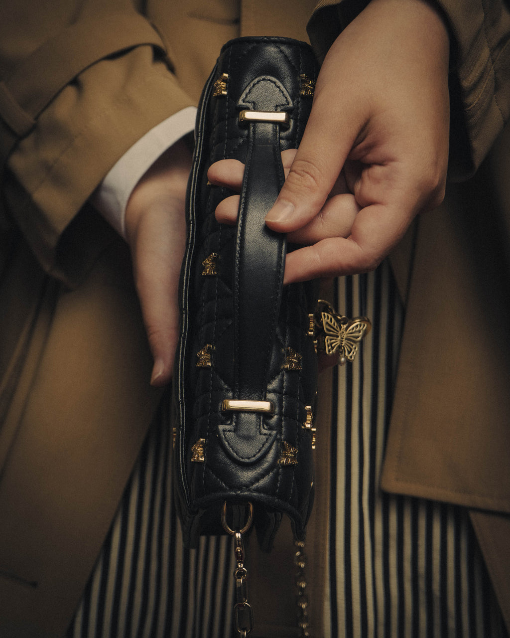 -SPECIAL- “Christian Dior” 2016 onwards butterfly cannage chain shoulder bag