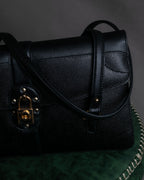 "Salvatore Ferragamo" Key-shaped Gancini motif design leather bag