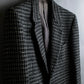 "GIORGIO ARMANI" Twill houndstooth pattern tailored jacket