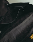 “Yves Saint Laurent” 90’s-00’s Cassandra logo one shoulder leather bag