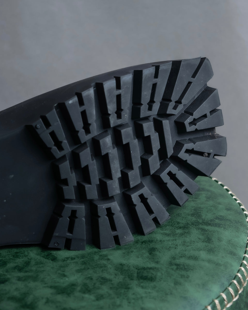 "BALENCIAGA" Rubber black trooper boots