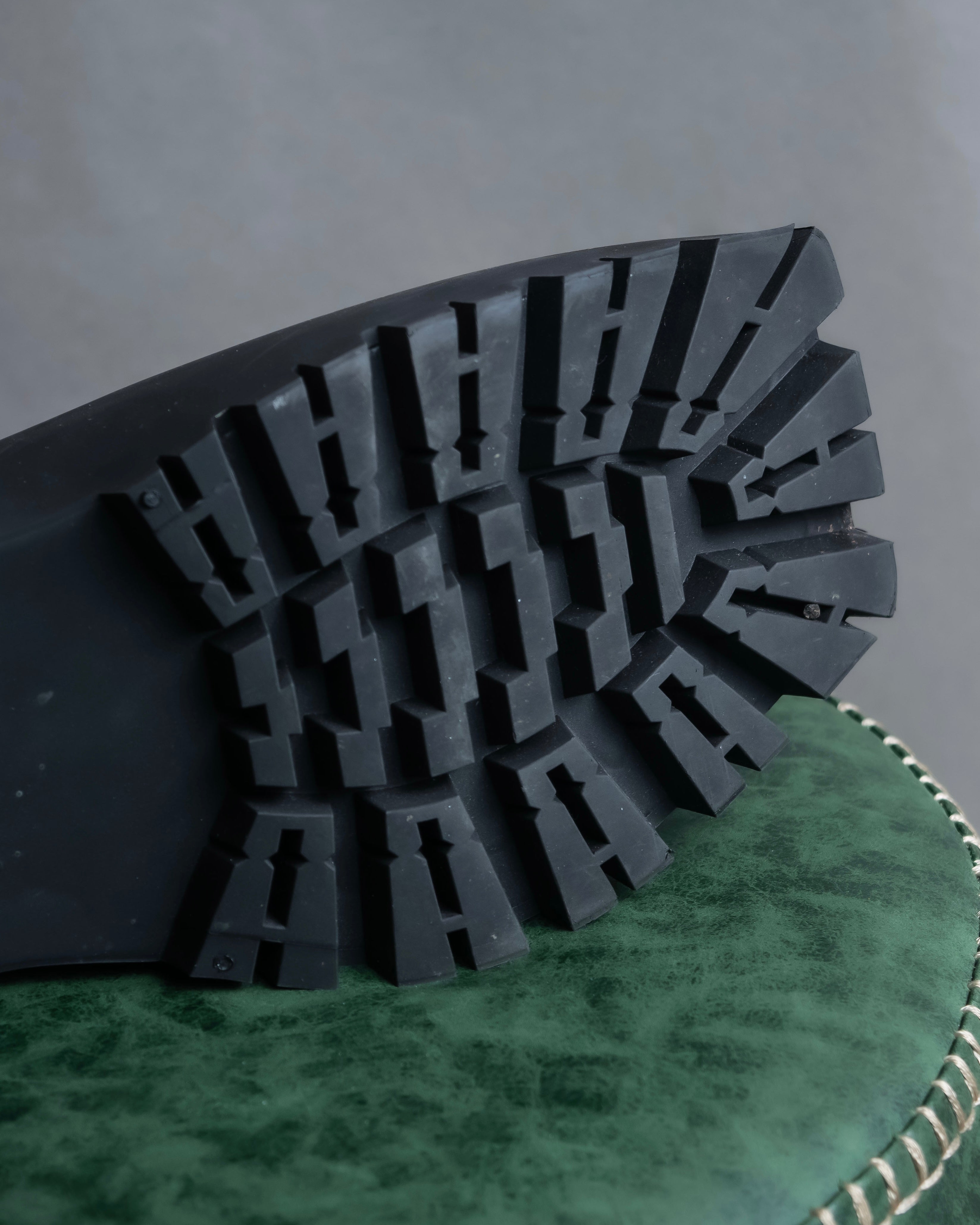 "BALENCIAGA" Rubber black trooper boots