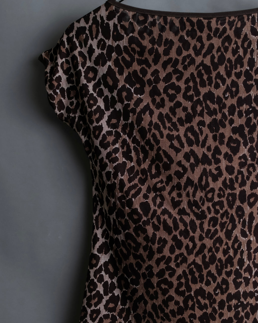 "DOLCE & GABBANA" Leopard print short cut and sew