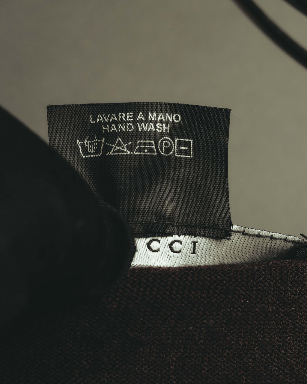 "GUCCI" 90's-00's Minimal V-neck wool sweater
