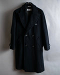 "Max Mara" Large lapel double breasted melton chester coat