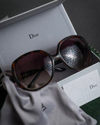 "Dior" Oversized tortoiseshell square sunglasses