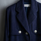 "DIOR" Double gun flap belted chester field coat