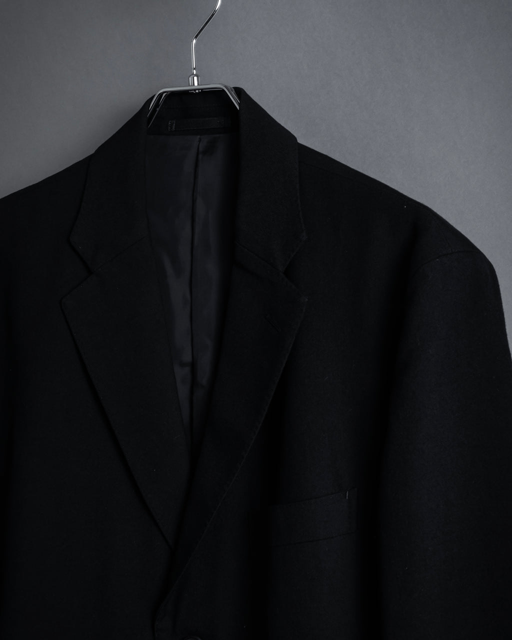 "ISSEY MIYAKE" 00AW Simple detail wool tailored jacket