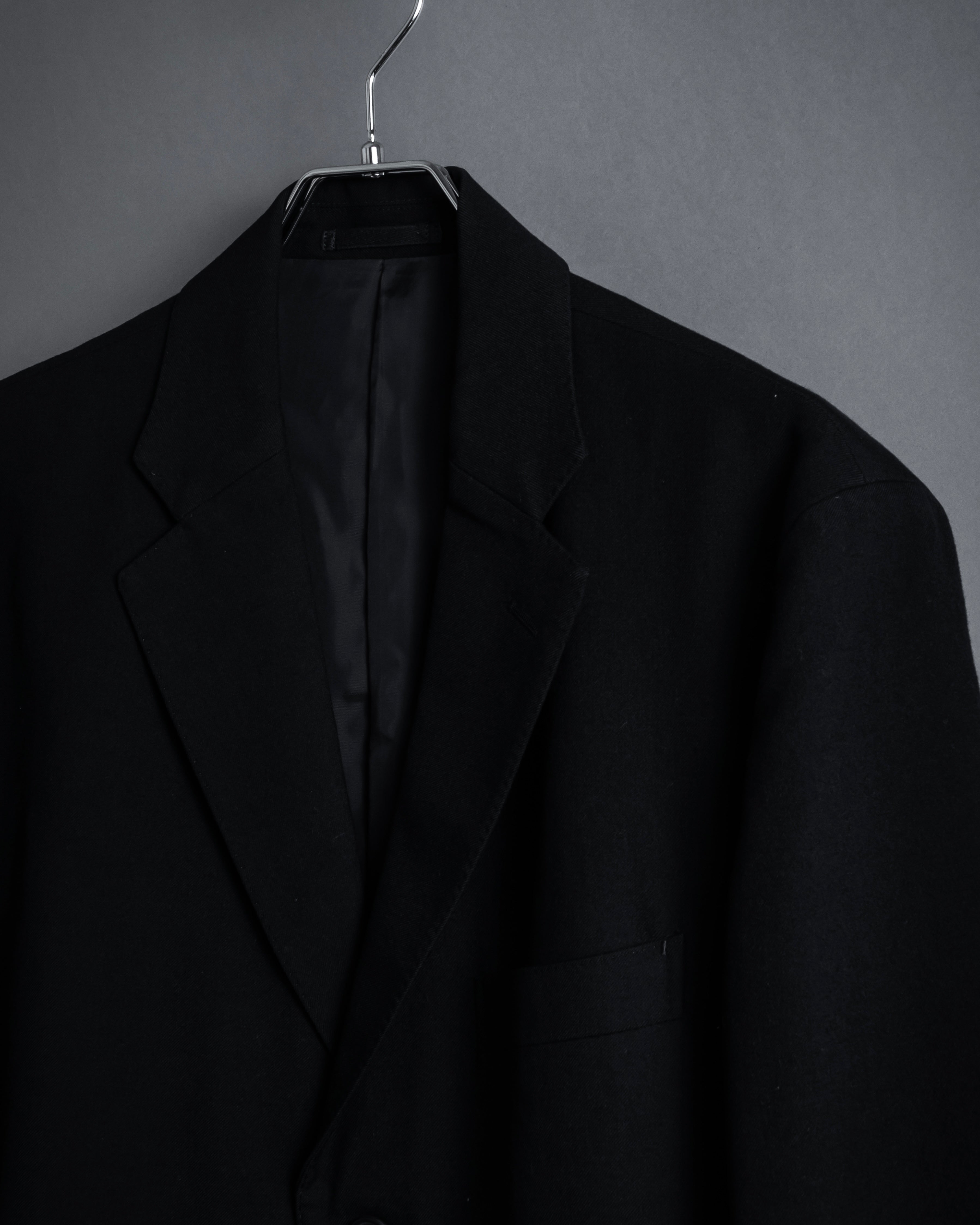 "ISSEY MIYAKE" 00AW Simple detail wool tailored jacket