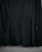 “GUCCI” Early 2000s satin peak lapel tailored jacket