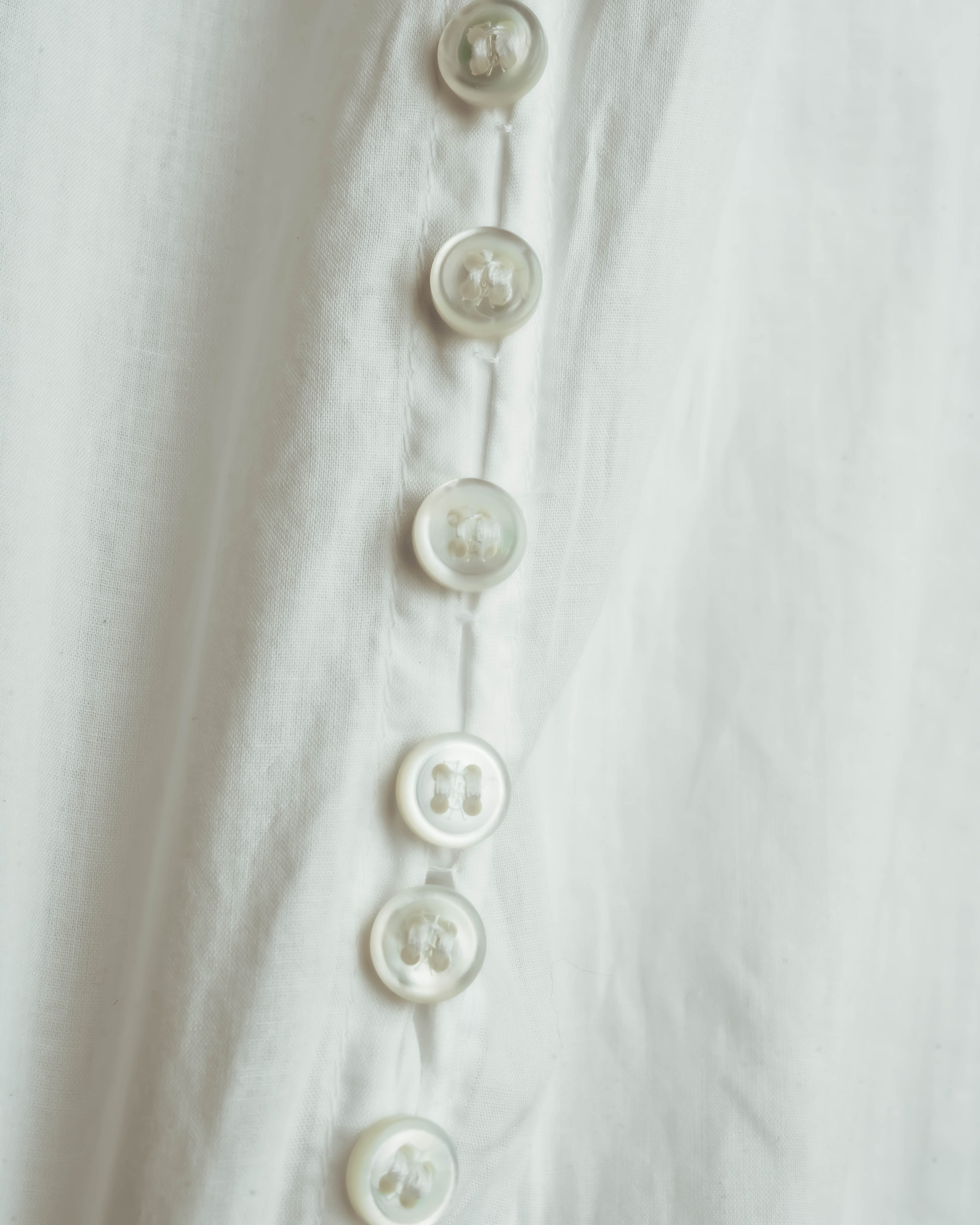 -SPECIAL- “YVES SAINT LAURENT” 70’s-90’s Ruffled high-neck blouse