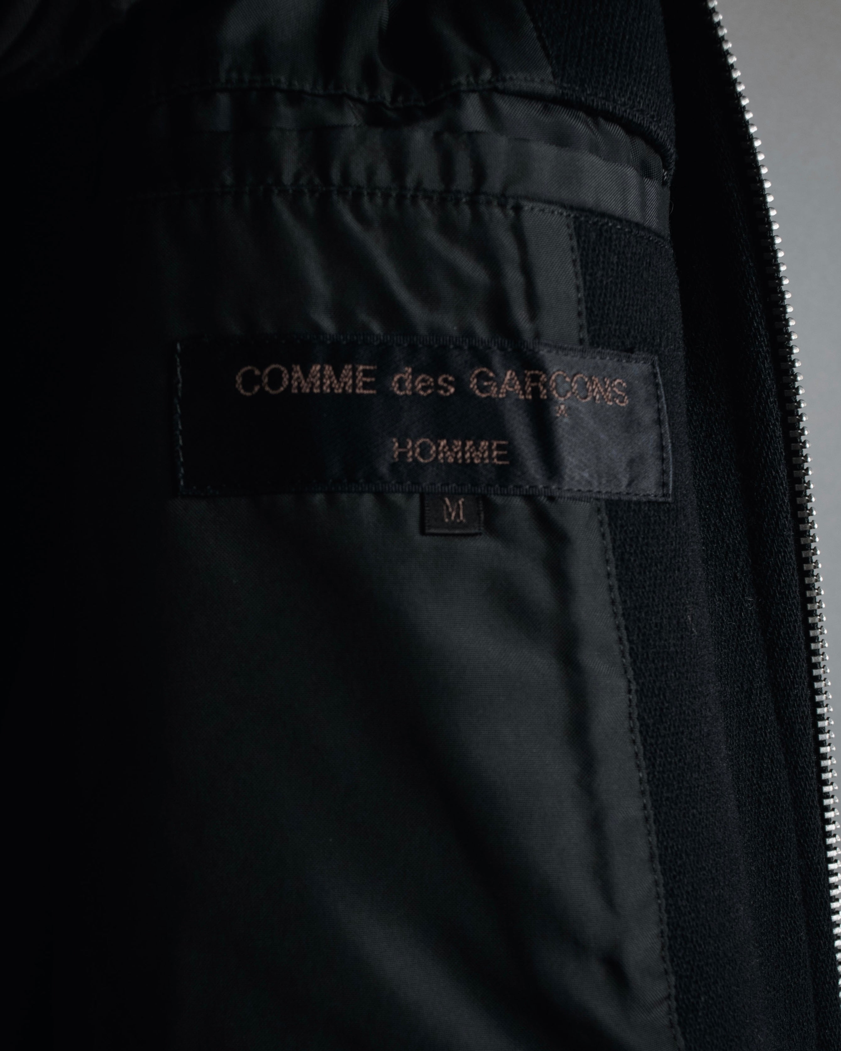 "COMME des GARÇONS HOMME"
96AW Thick wool zip-up coat
