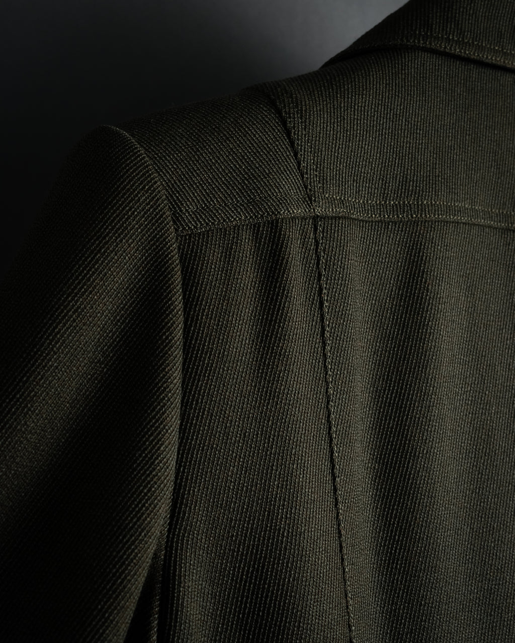 -SPECIAL- "HERMES" 90's Military-inspired zip design tailored jacket