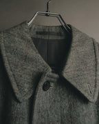 “Burberrys” 80’s Bedford wool balmacaan coat