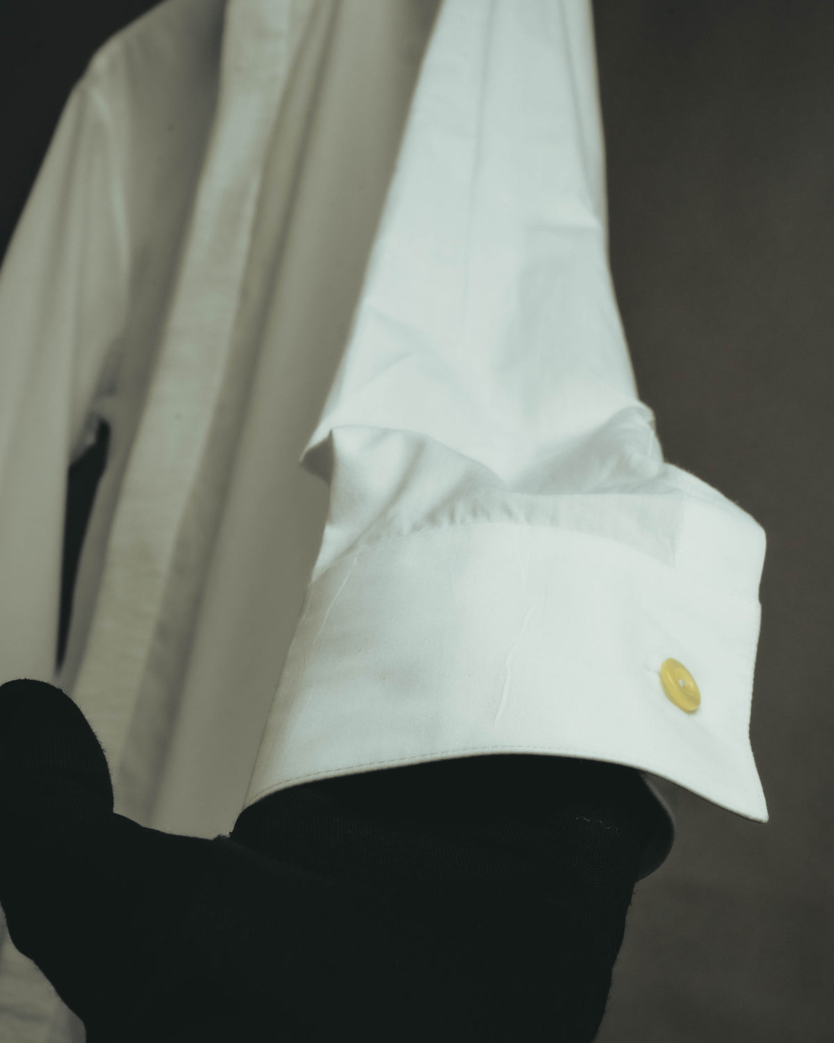 "Dior" 00's Pleated-front dress shirt