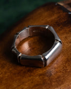 "GUCCI" Bamboo motif design silver 925 ring