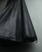 "JUNYA WATANABE COMME des GARÇONS" 00's Glossy raw hem flared long skirt