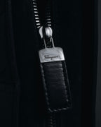 "Salvatore Ferragamo" Late 90’s Gancini embossed leather tote bag