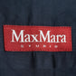 "Max Mara" Stand neck fly front mid length coat