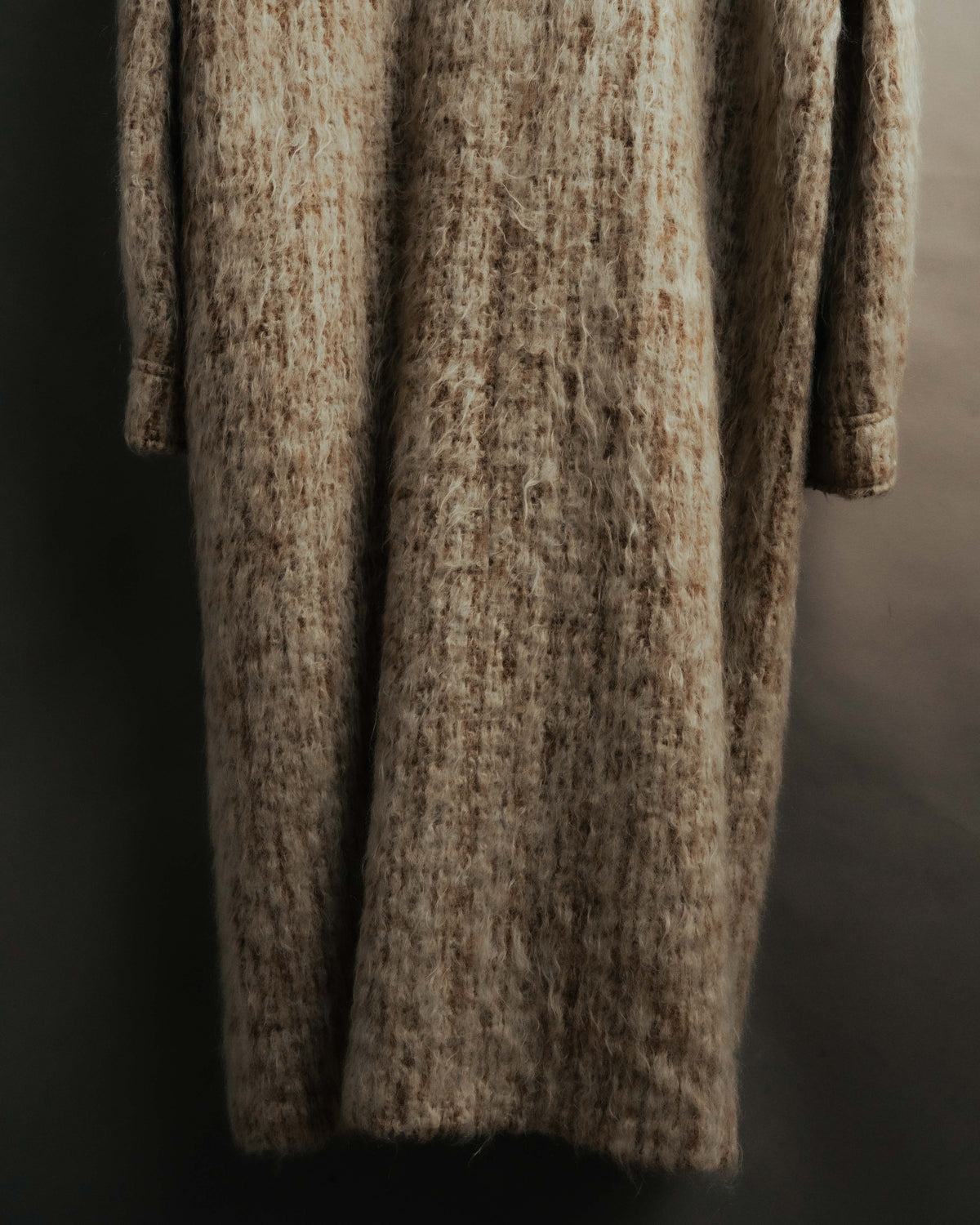 “Vintage” 80’s Shaggy textured long knit coat