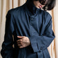 "BURBERRYS" Cotton polyester twill long length stand collar coat